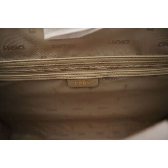 DKNY R41AFD61-gu0 Women's Beige Monogram Cassie Large Book Tote Bag - Picture 15 of 16